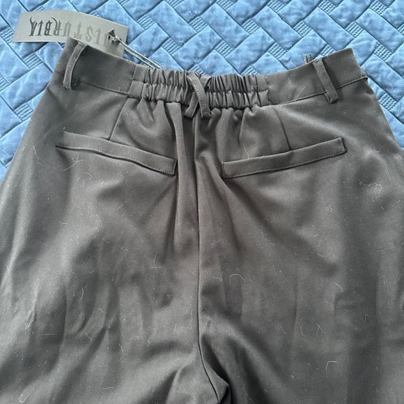 Malverde High Waist Tapered Trousers - Black - Picture 4 of 6